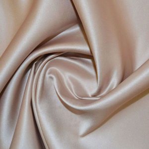 Elegant beige bridal satin draping for sophisticated wedding and event decor backdrops