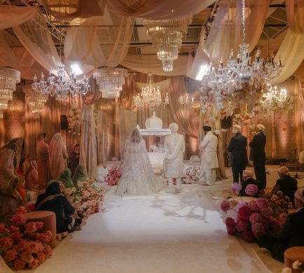 White Carpet at an Indian wedding ceremony of Rajeev and Zimran