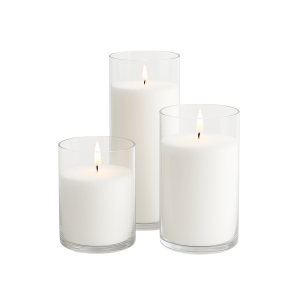 White Sand Wax Candles
