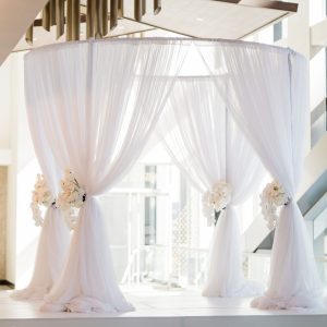 White Circular Canopy