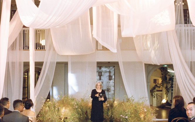 Ceiling Design at a wedding